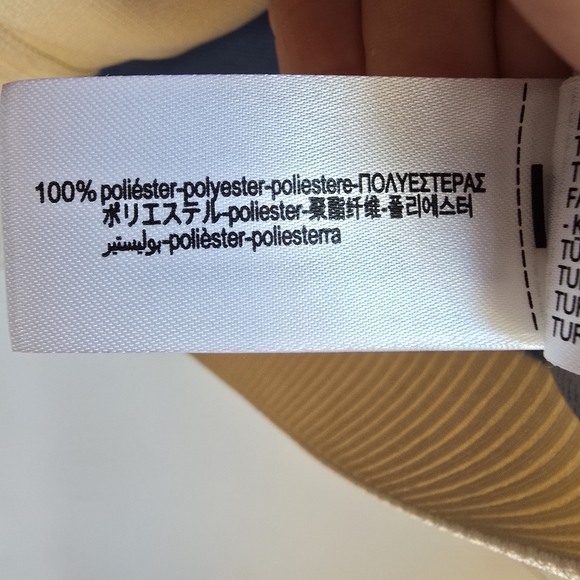 ZARA New Blue Short Sleeve Smooth Knit Gold Crest Button Lady Cardigan SZ XL - Picture 11 of 12